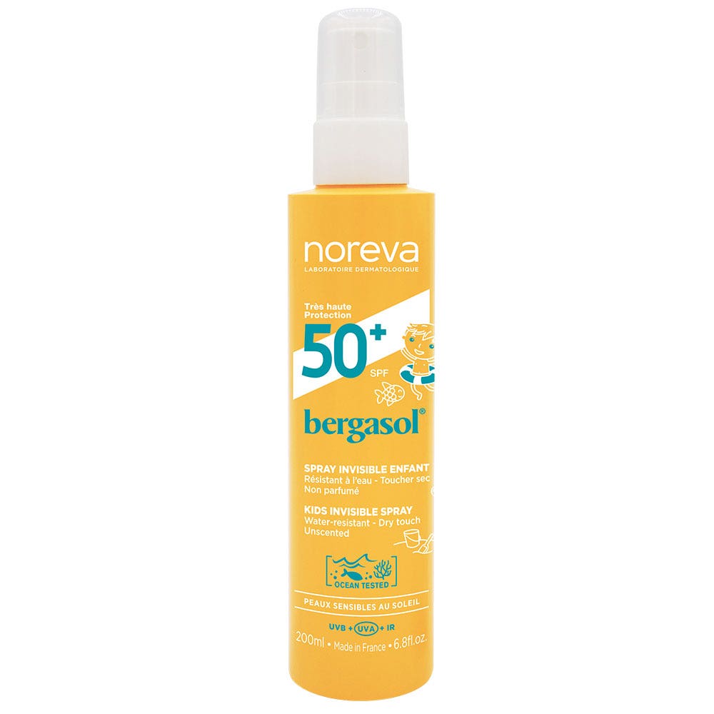 Noreva Bergasol Spray Invisible per bambini SPF50+ 200 ml