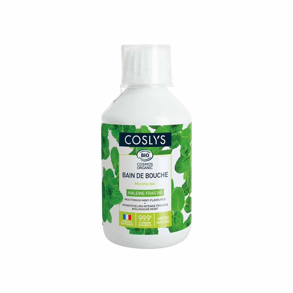 Coslys Bagno biologico per l'alito fresco Menta 250ml
