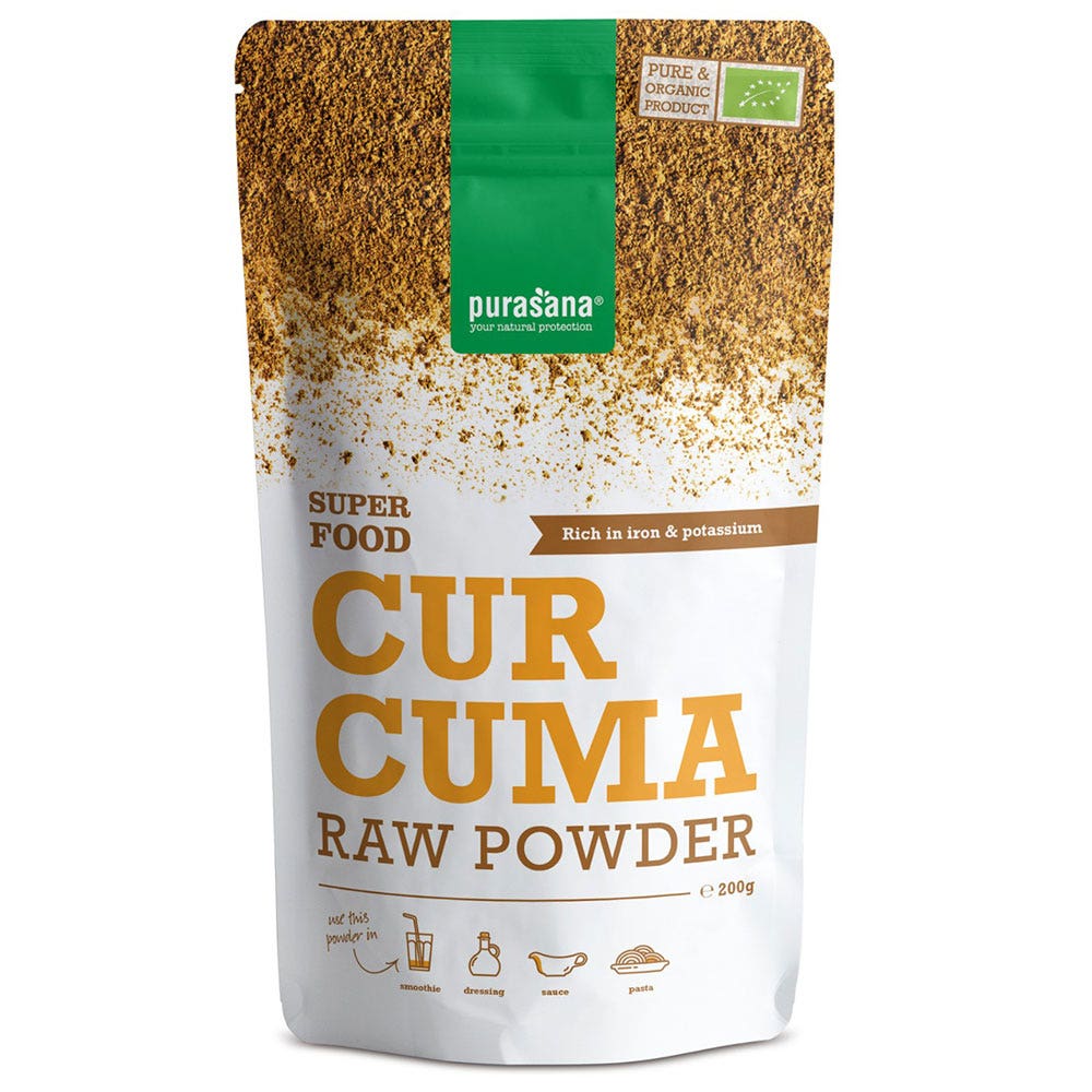 Purasana Super Food Curcuma in polvere Bio 200g