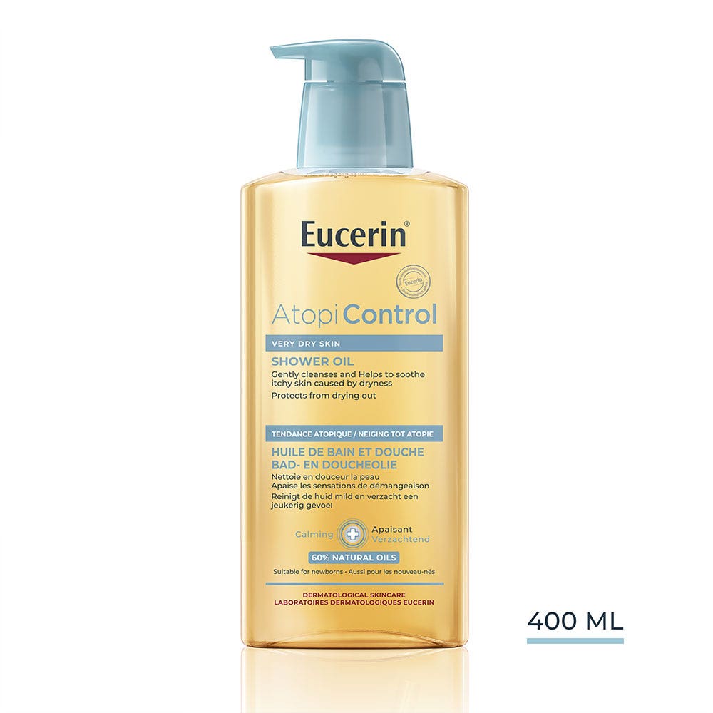 Eucerin Atopicontrol Olio da bagno e da doccia per pelli atopiche secche 400 ml