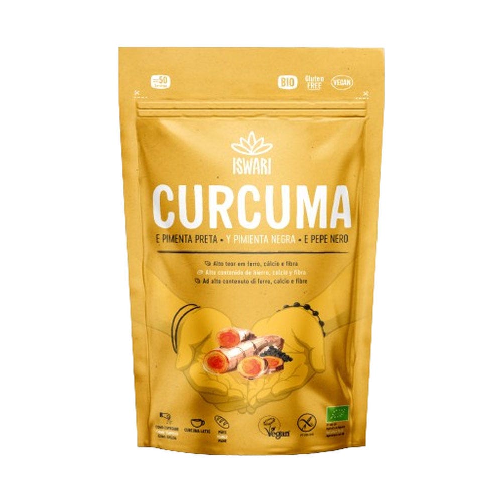 Iswari Super Aliment Pur Curcuma e pepe nero Bio 150g