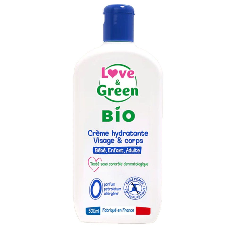 Love&Green Crema idratante Viso e corpo 500ml