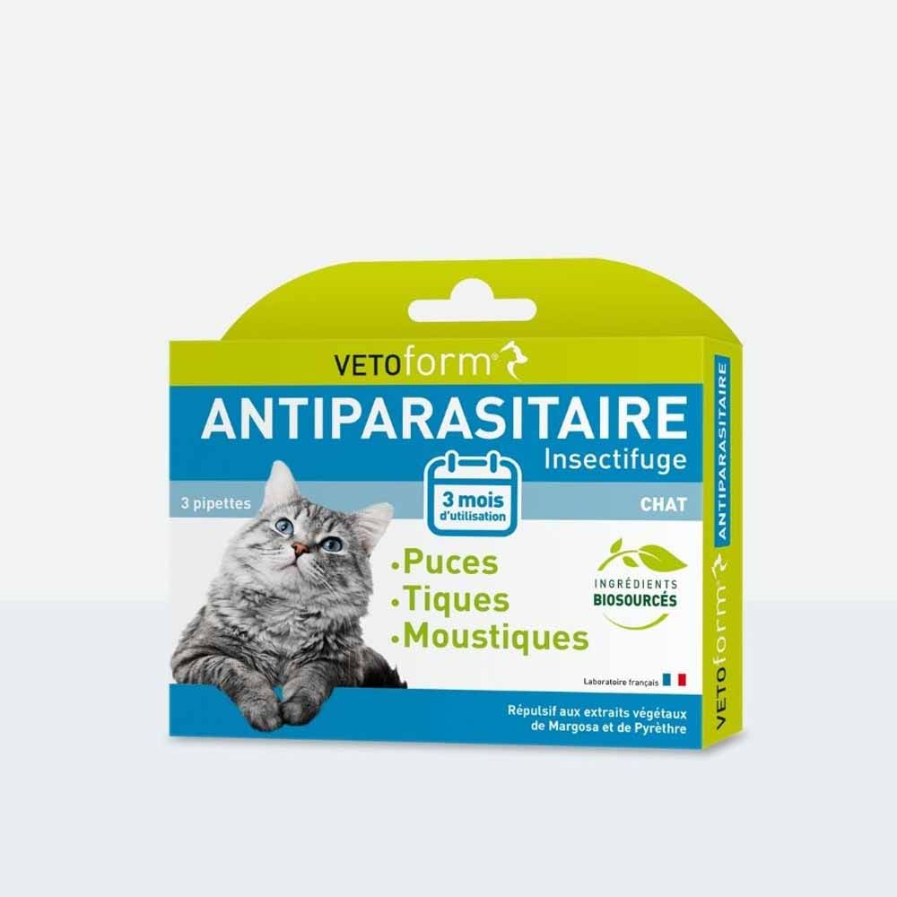 Vetoform Gatto Pipette per il controllo dei parassiti 3x1ml