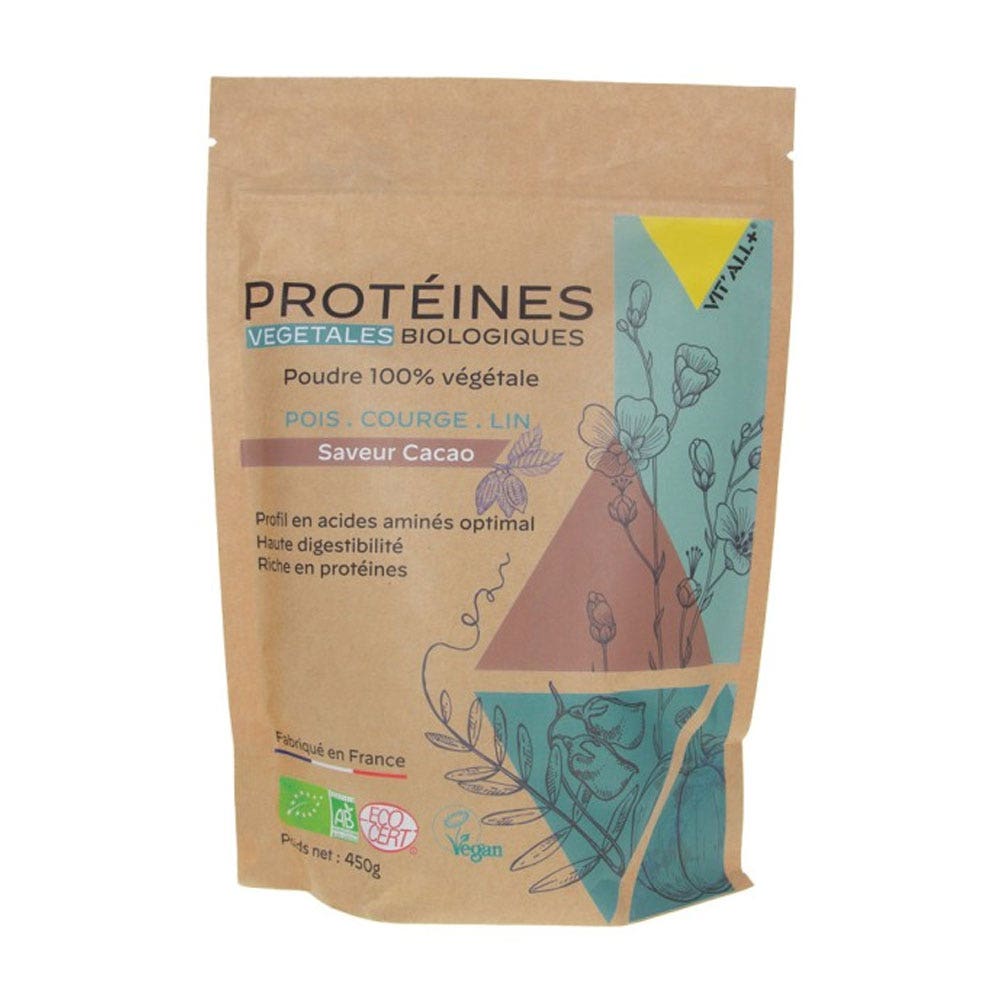 Vit'All+ Proteine vegetali biologiche 450g