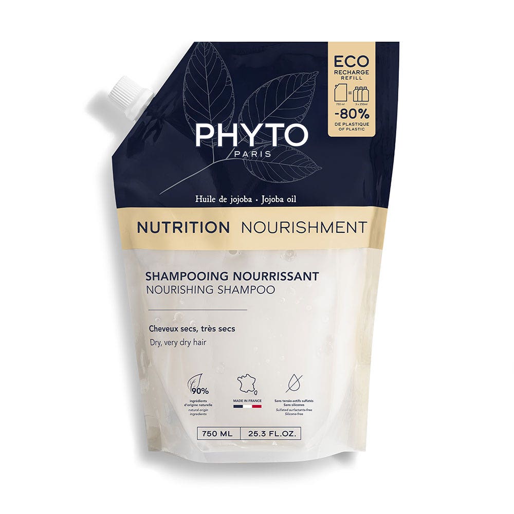 Phyto Paris Ricarica shampoo nutriente per capelli secchi e molto secchi 750ml