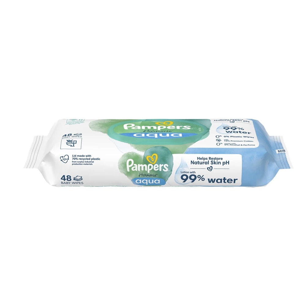 Pampers Harmonie Salviettine Aqua 48 Unità