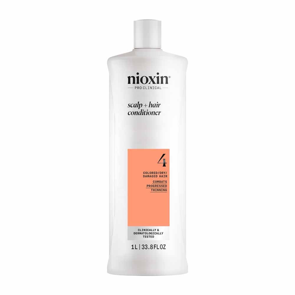 Nioxin Balsamo System 4 per Capelli Colorati/Secchi/Danneggiati e Perdita Avanzata 1L
