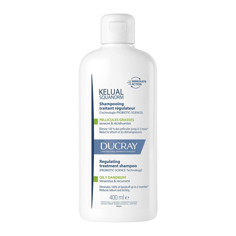 Ducray Kelual Squanorm Shampoo trattante antiforfora grassa 400 ml