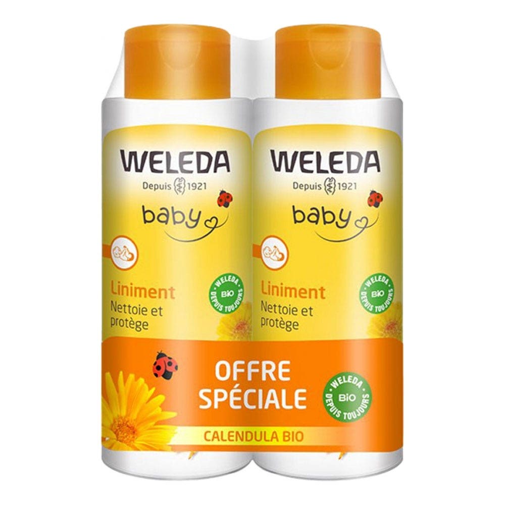 Weleda Lino per il trattamento dei neonati Bio 2x400ml