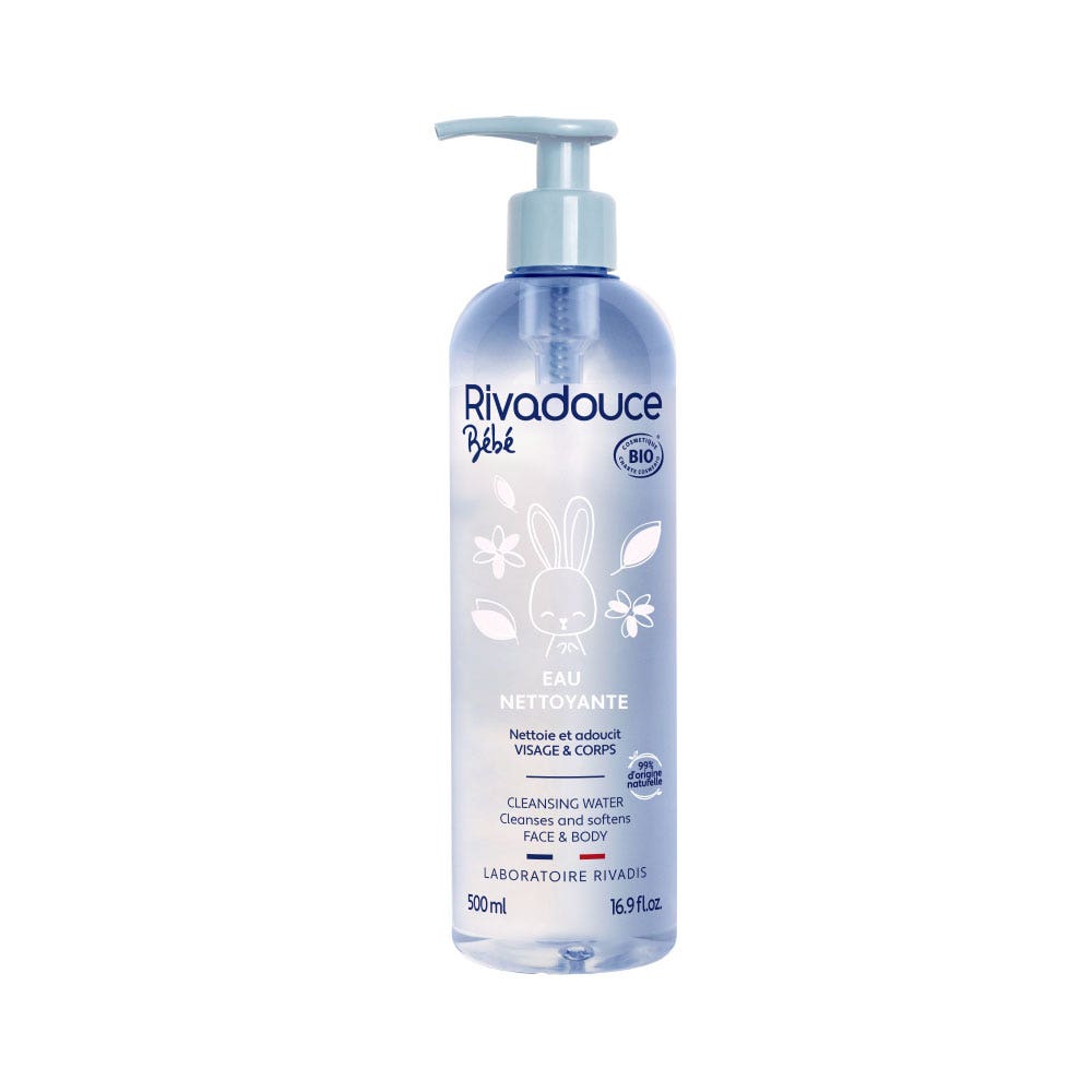 Rivadouce Bebè Acqua micellare detergente biologica Viso e corpo 500ml