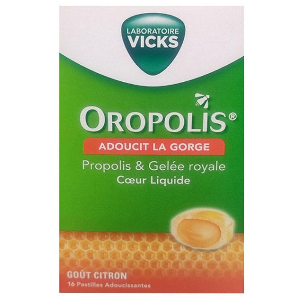 Oropolis Coeur Liquide Gelee Royale Gusto Limone 16 Pastiglie