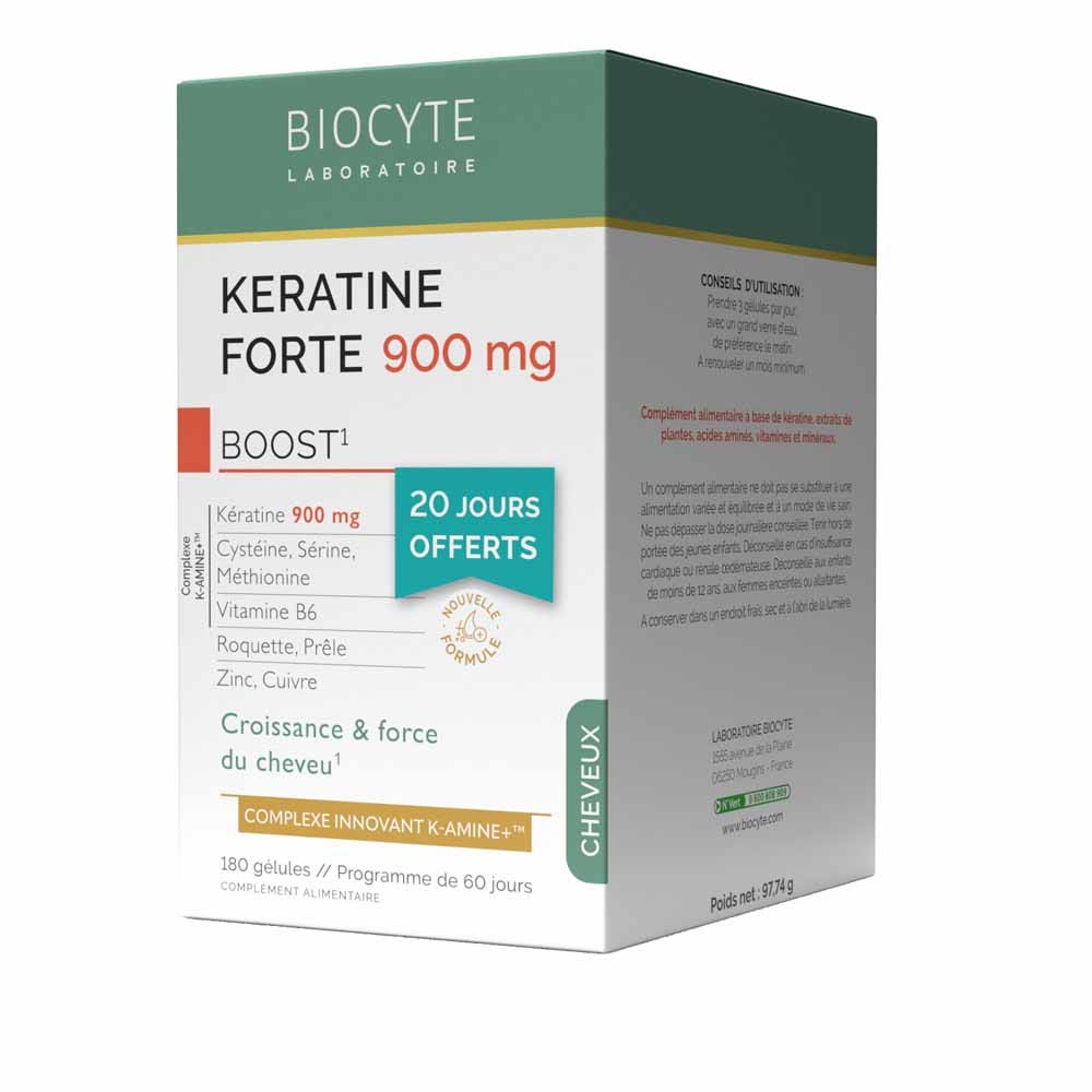 Biocyte Capelli Keratina forte 900 mg boost 180 capsule