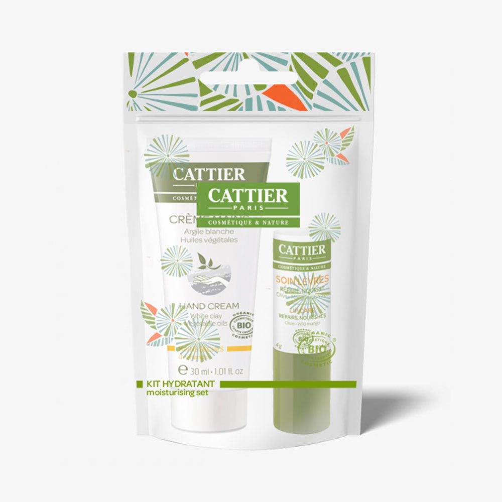 Cattier Kit Idratanti per Labbra e Mani Bio Cattier Idratanti per Labbra e Mani Bio 30ml