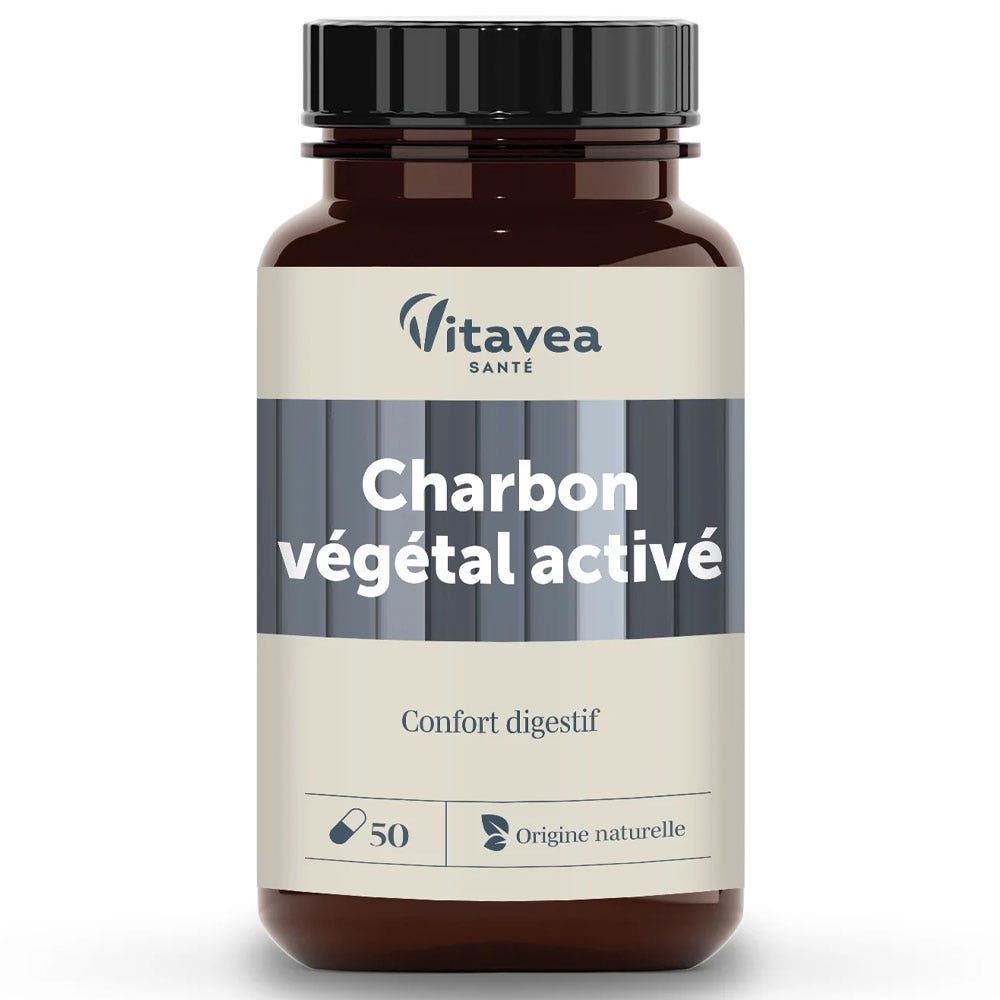Vitavea Santé Nutri'sentiels Carbone vegetale Activ Comfort digestivo 50 capsule