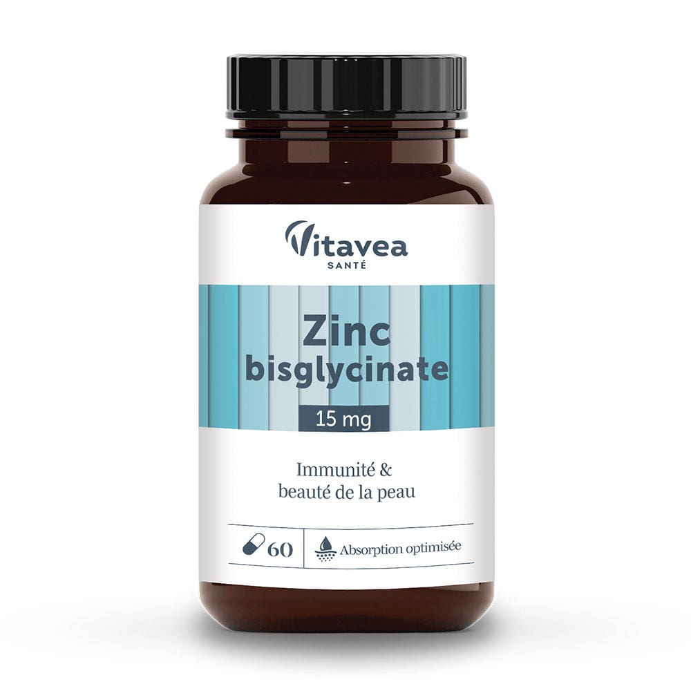 Vitavea Santé Nutri'sentiels Zinco Immunité et beauté de la peau 30 capsule