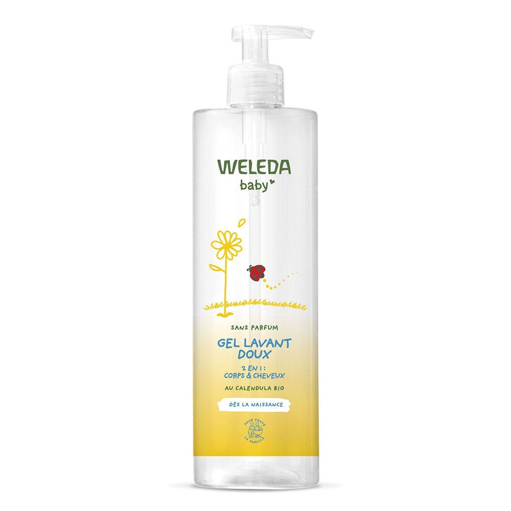 Weleda Neonato e Bambino Gel detergente delicato 2in1 corpo e capelli 400 ml