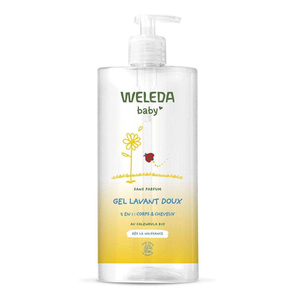 Weleda Neonato e Bambino Gel detergente delicato 2in1 corpo e capelli 750ml