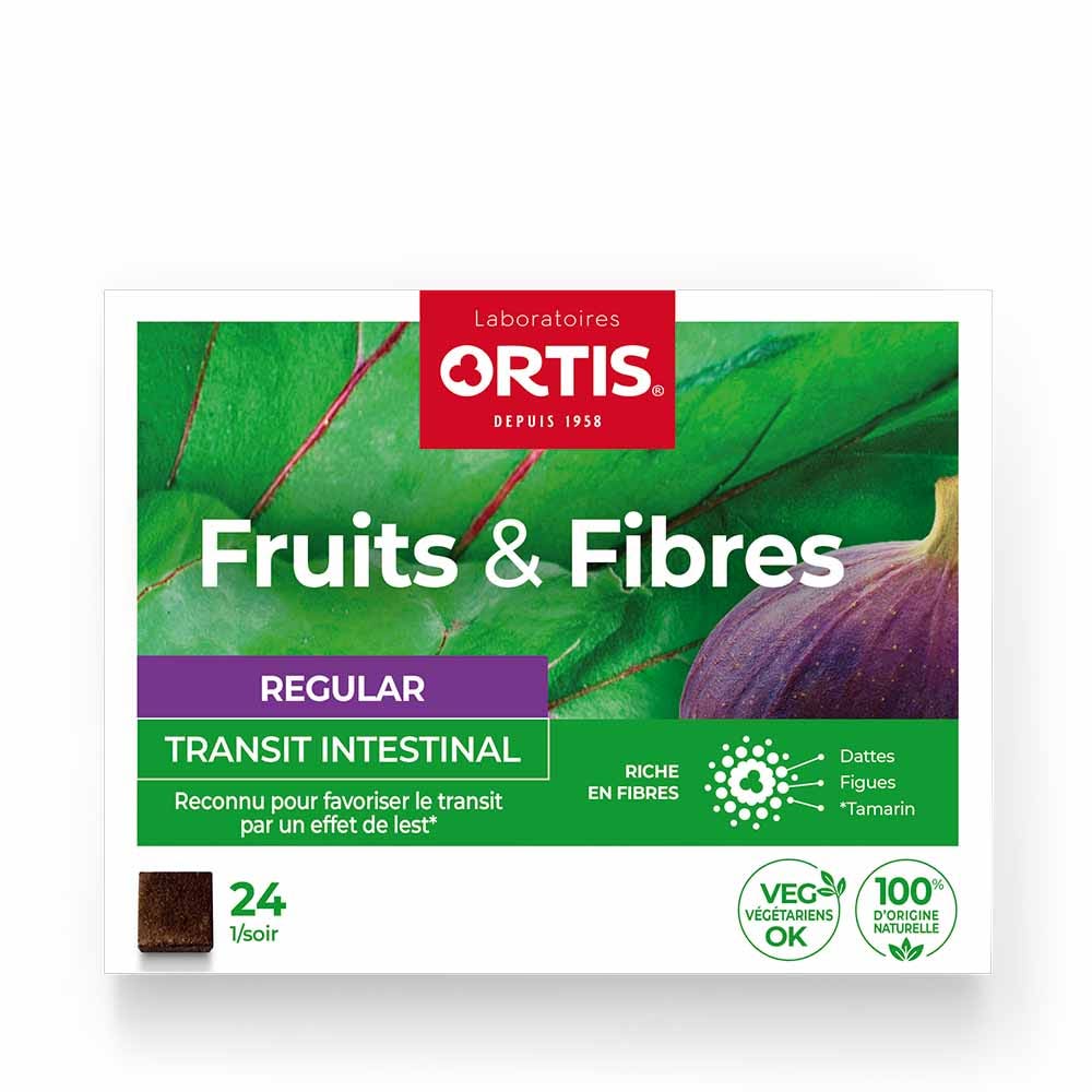 Ortis Frutta & Fibre Regular Transito intestinale 24 Cubetti