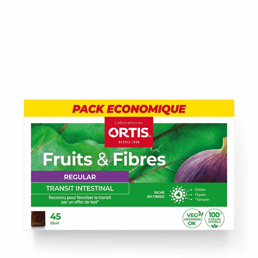 Ortis Frutta & Fibre Regular Transito intestinale 45 Cubetti