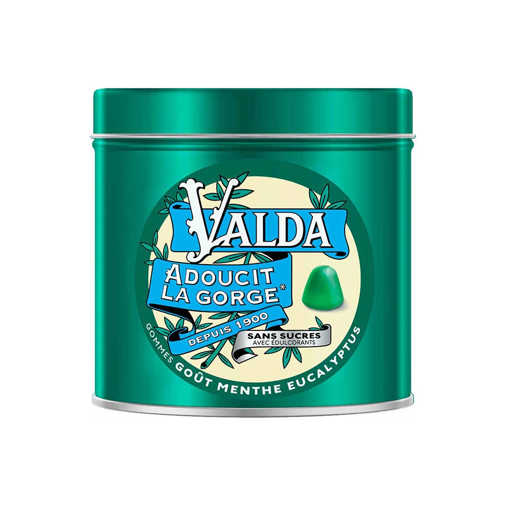 Valda Gomme alla menta eucalipto senza zucchero 140g