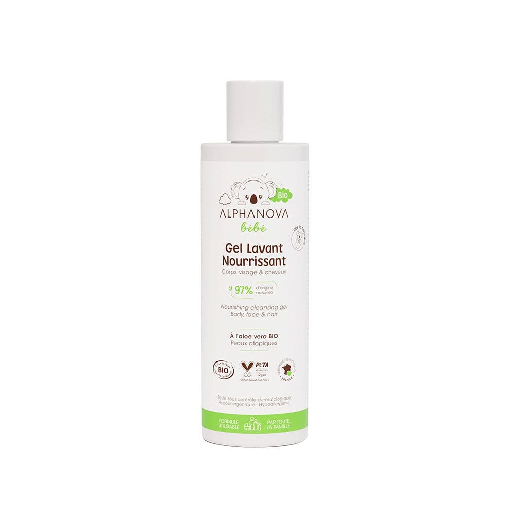 Alphanova Bébé Gel detergente nutriente bio 200 ml