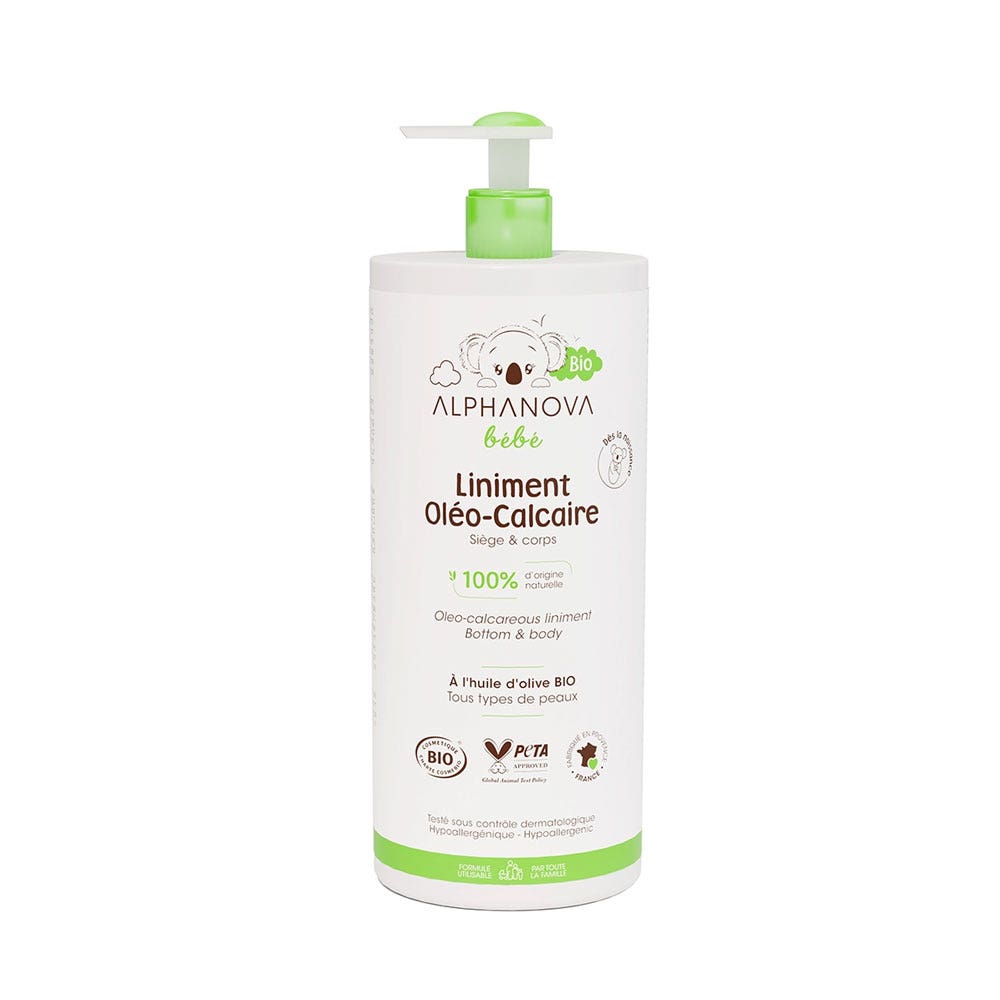 Alphanova Bébé Liniment oleocalcareo bio 900 ml