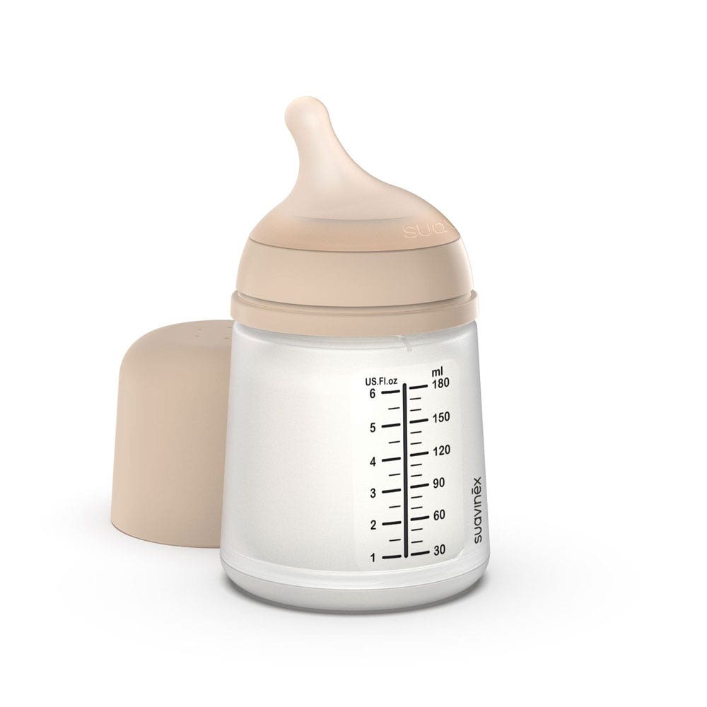 Suavinex Zero Zero Biberon anti-coliche per l'allattamento 180 ml