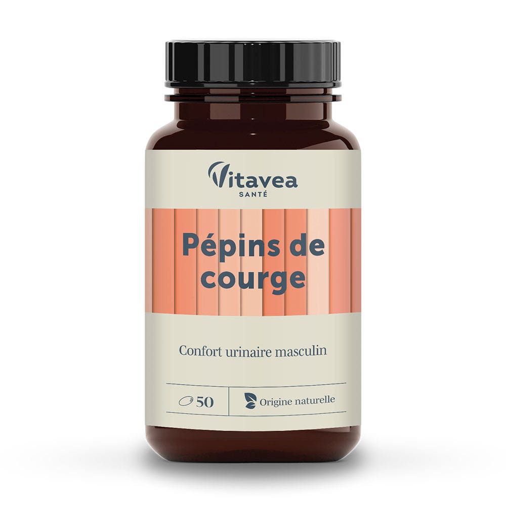 Vitavea Santé Nutri'sentiels Semi di zucca biologici Confort urinaire masculin 50 Capsule