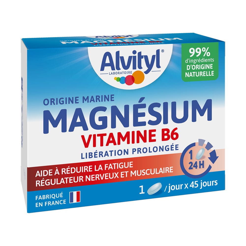 Alvityl Magnesio e Vitamina B6 60 Comprimés