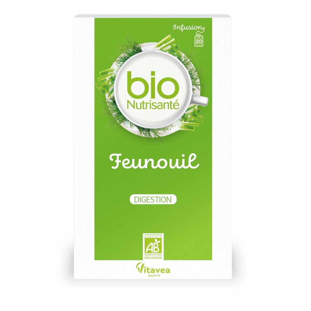 Vitavea Santé BioNutrisanté Infuso di finocchio biologico 20 bustine