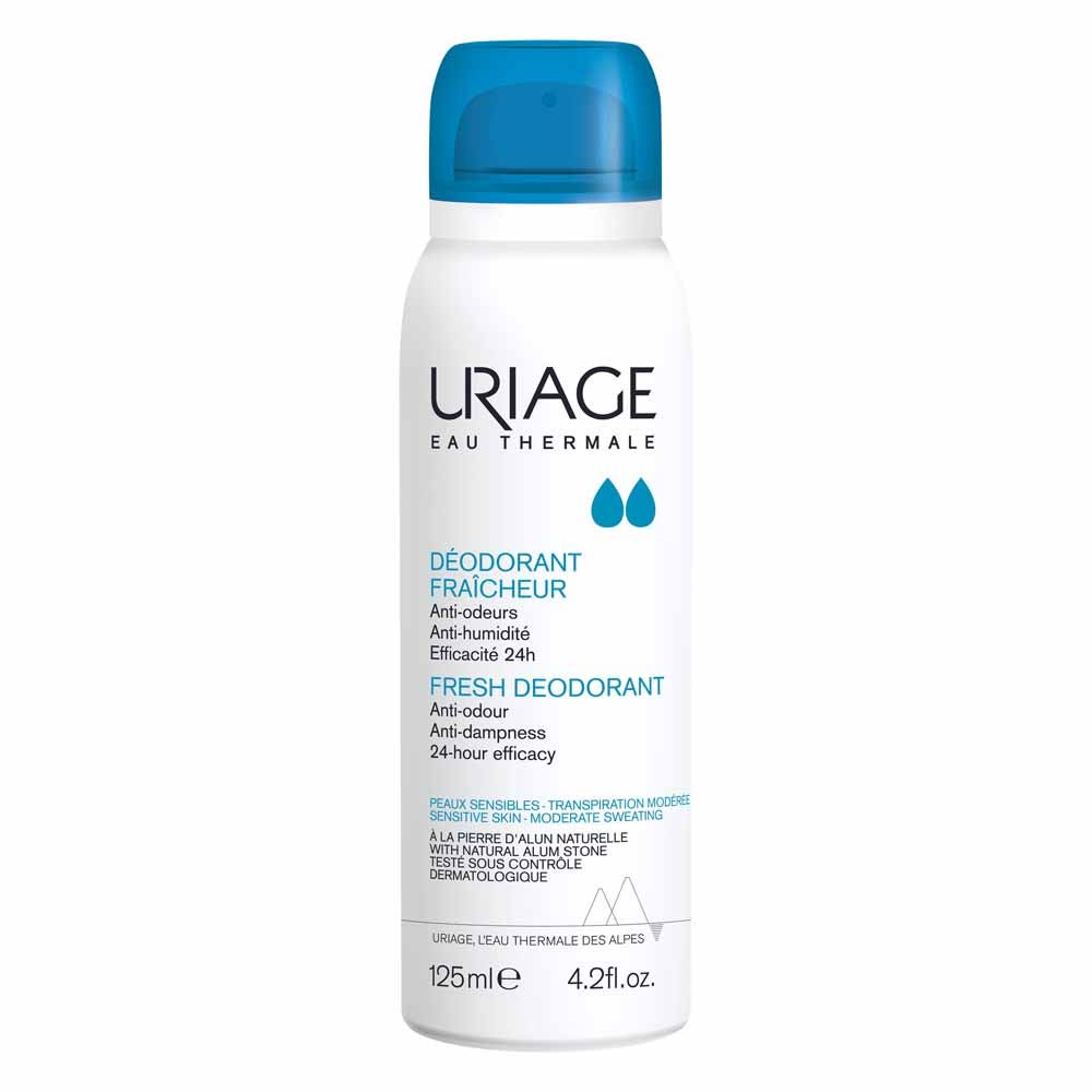 Uriage Deodorante Fraicheur Anti-Odore Anti-Umidità Pelle Sensibile 125 ml