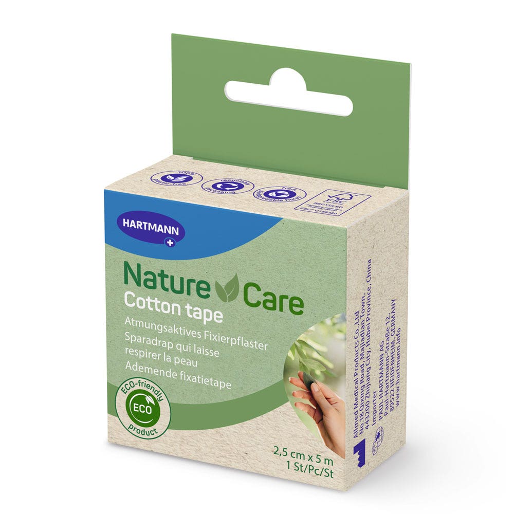 Hartmann Nature care Cerotti Nastro di fissaggio 100% cotone 2.5cm x 5cm