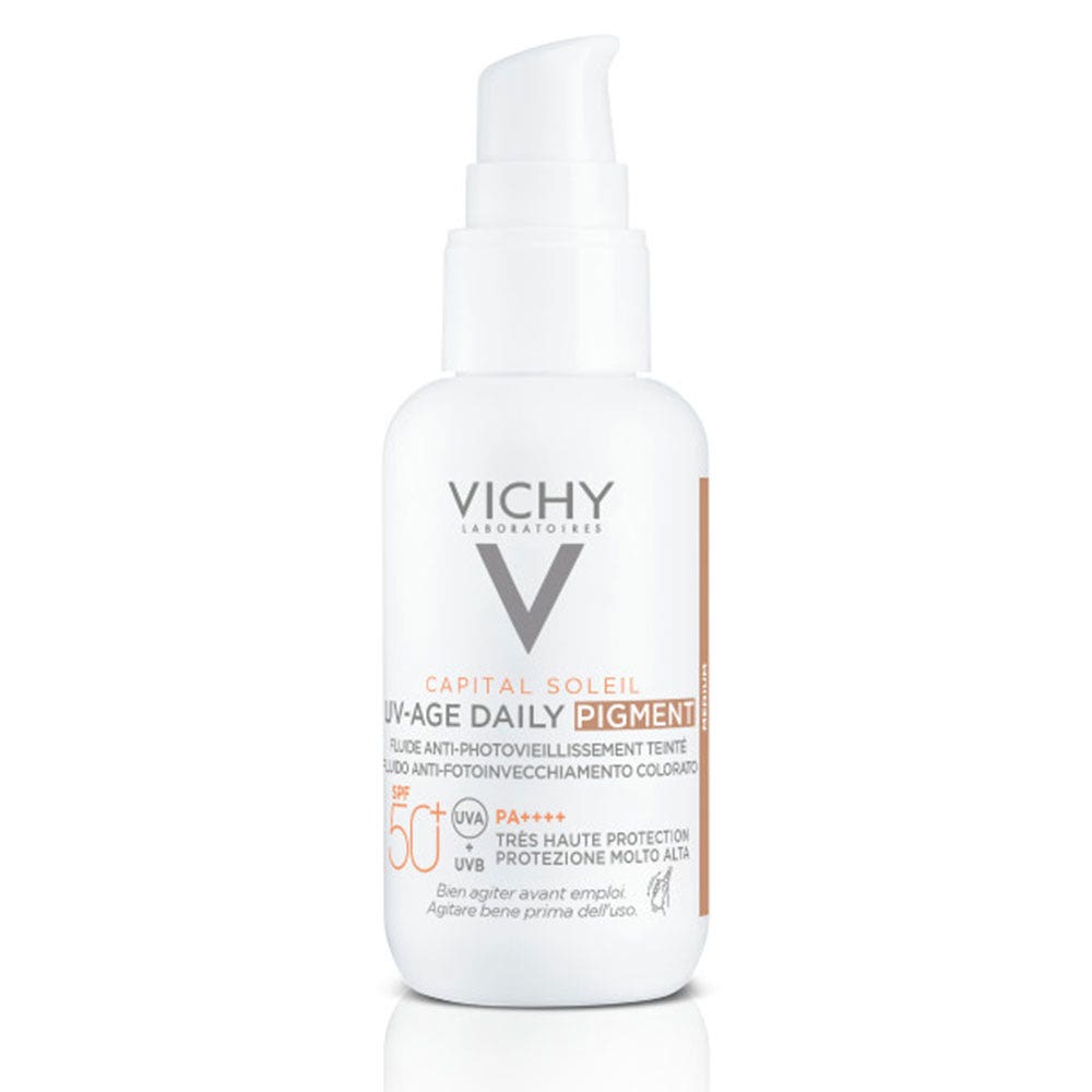 Vichy Capital Soleil Fluido anti-invecchiamento da foto SPF50+ Pigment uv-age daily 40 ml