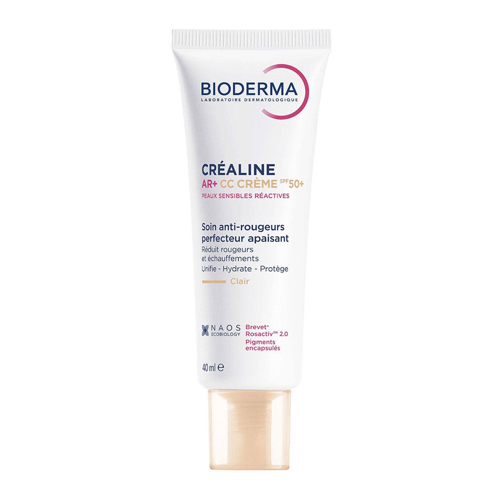 Bioderma Crealine AR+ CC crema SPF50+ tono chiaro 40 ml