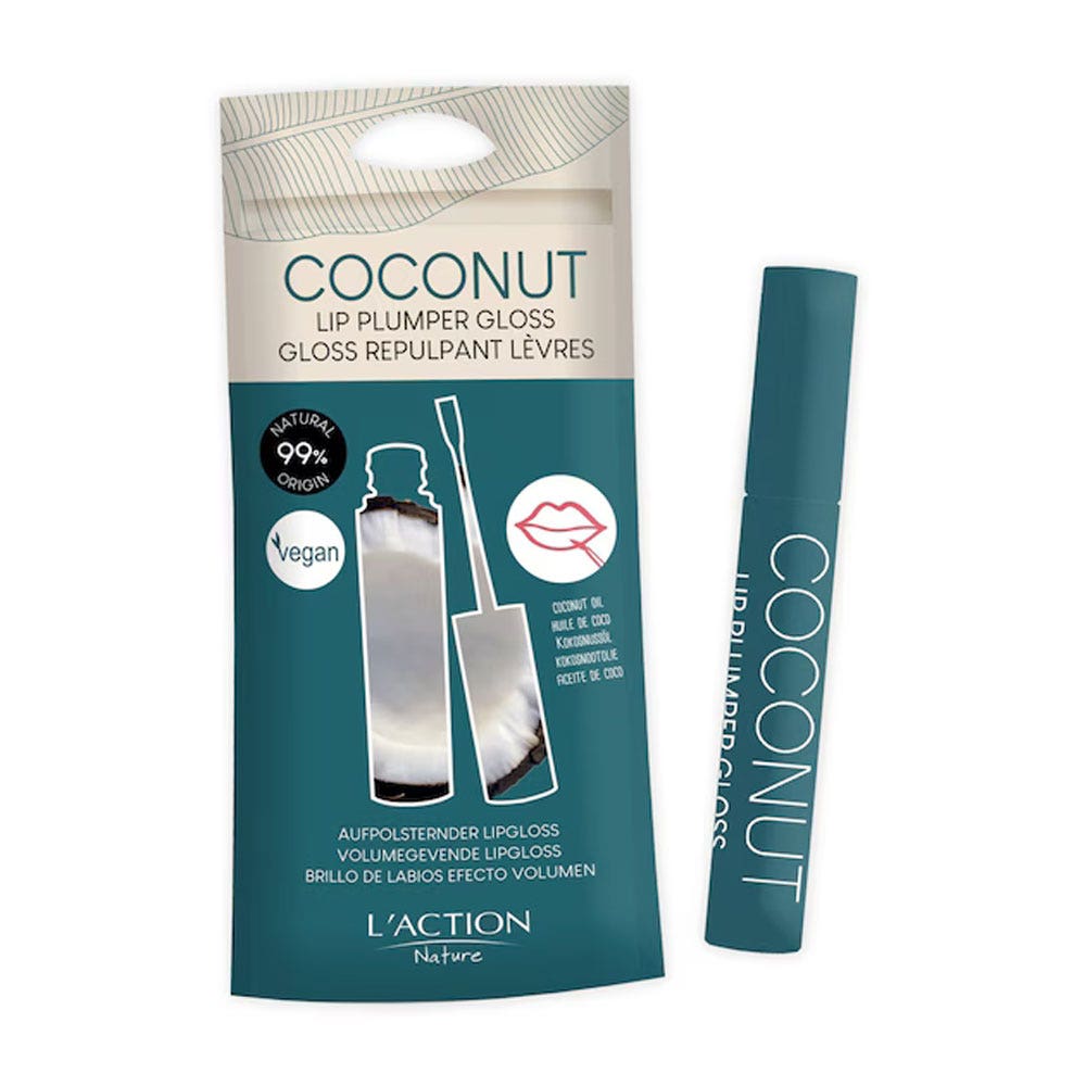 L'Action Cosmetique Mediatic Gloss rimpolpante per labbra al Cocco 10ml