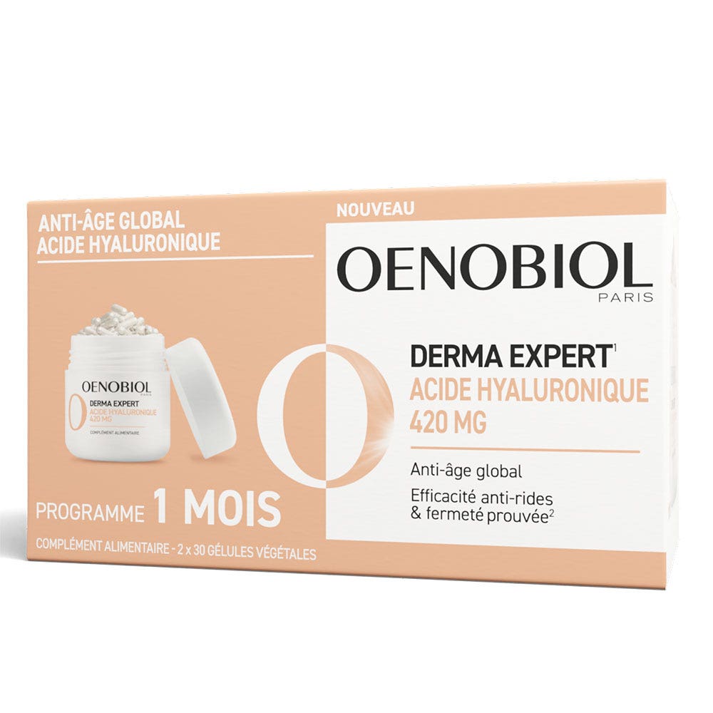 Oenobiol Derma Expert Acido Ialuronico rughe d'età Compattezza 60 capsule