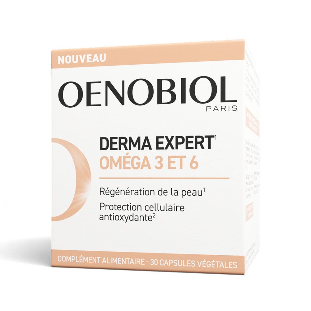 Oenobiol Derma Expert Omega 3 6 Rigenerazione della pelle 30 capsule