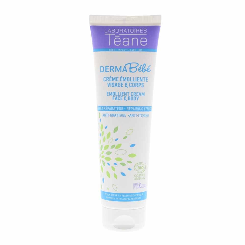 Laboratoires Teane DermaBebè Crema emolliente Bio Viso e Corpo Pelle secca a tendenza atopica 150ml