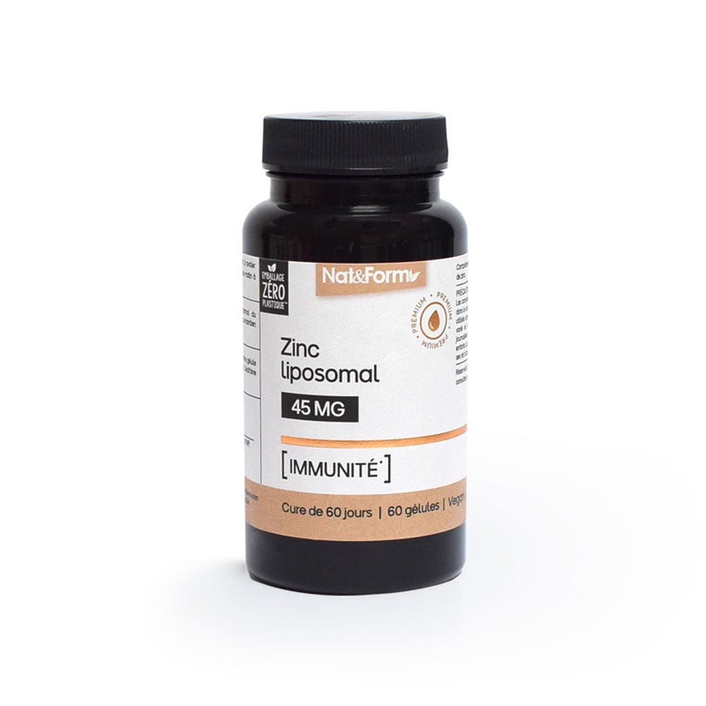 Nat&Form Zinc liposomiale 60 capsule vegetali