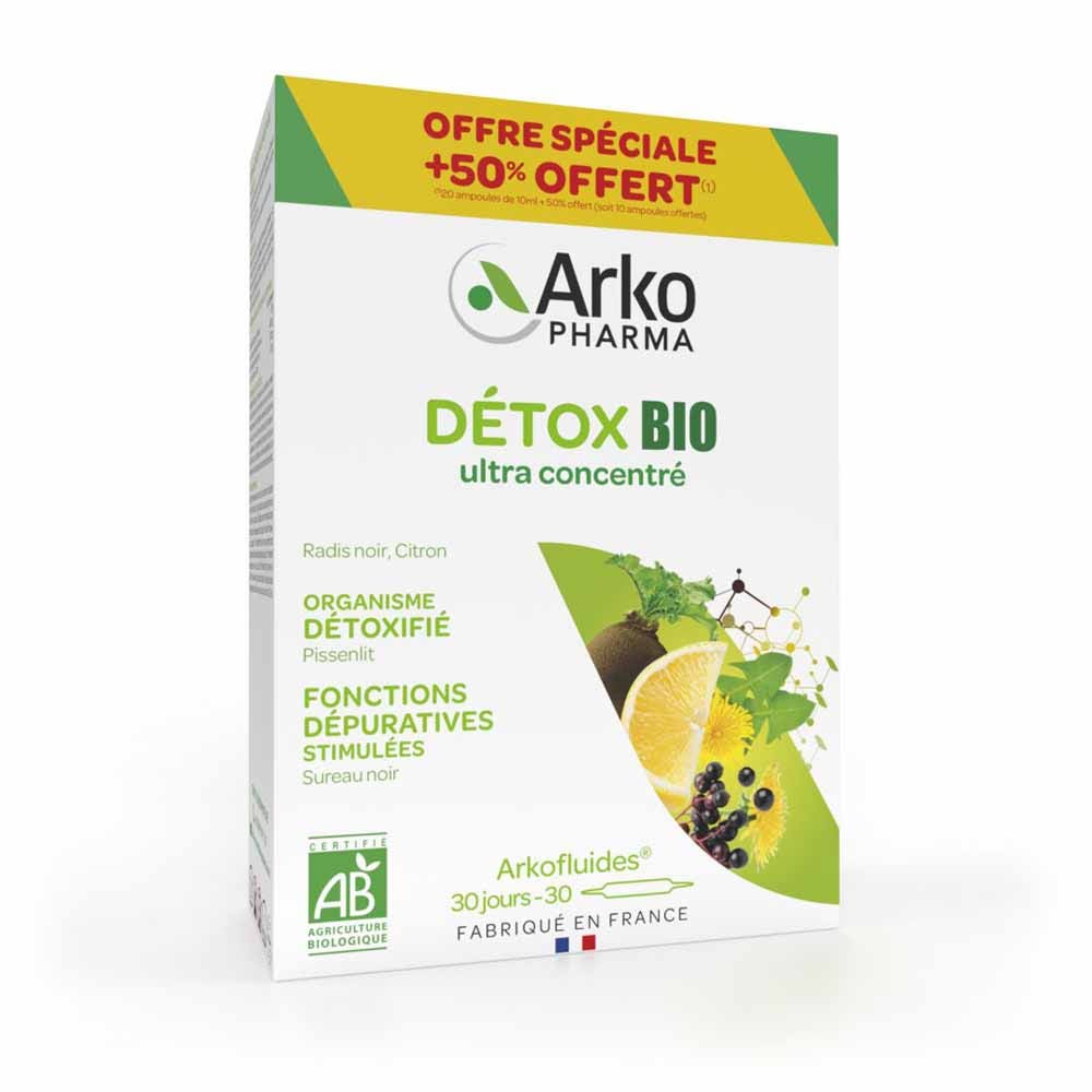 Arkopharma Arkofluidi Bio Detox 30 Ampolle