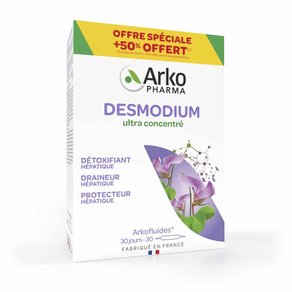 Arkopharma Arkofluidi Detox epatico Desmodium 30 fiale