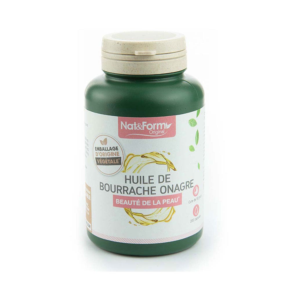 Nat&Form Olio di borragine e enotera 200 capsule