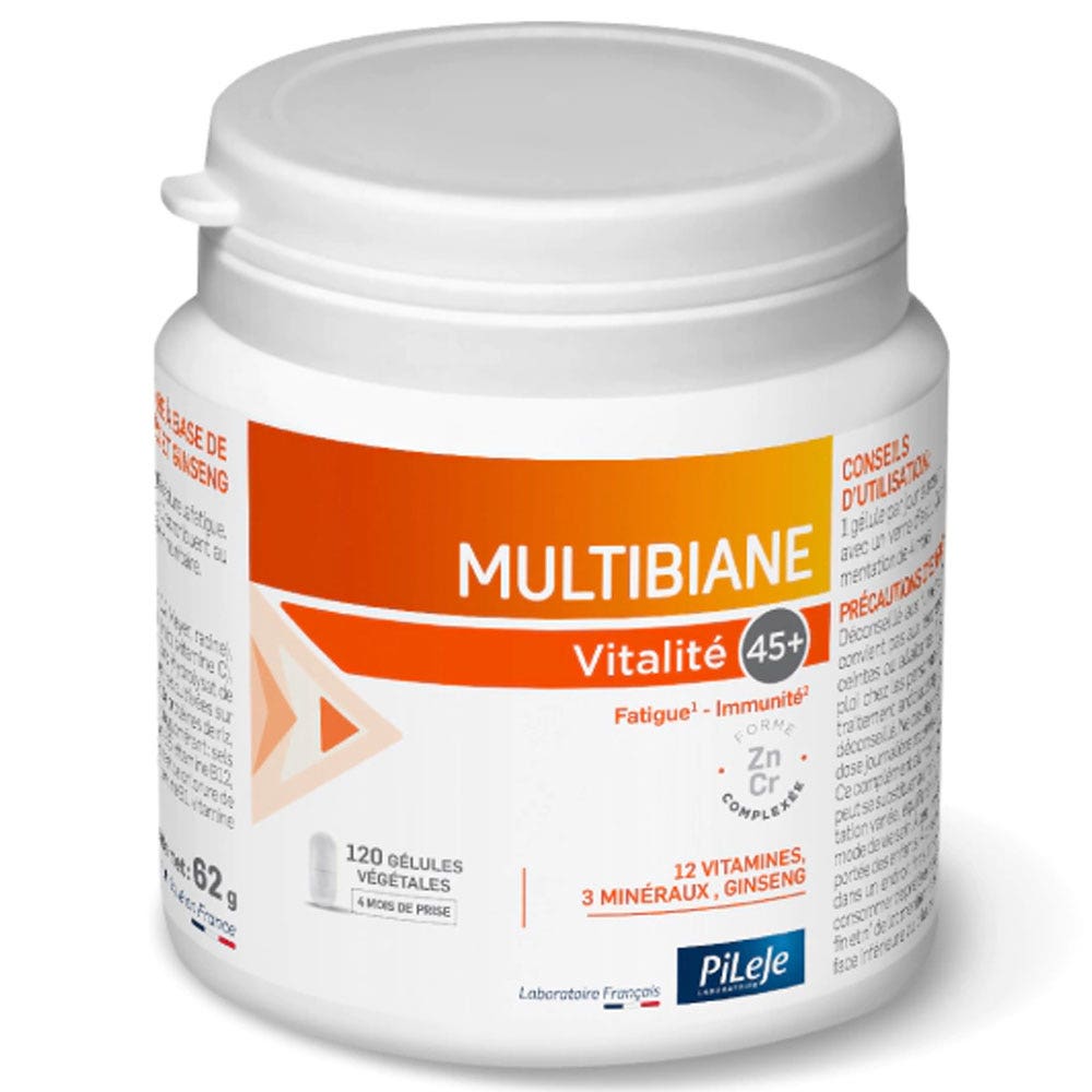 Pileje Multibiane Vitalità 45+ 120 capsule