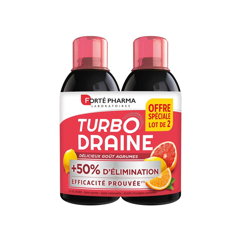 Forté Pharma TurboDraine Turbodraine Agrumi 2x500ml