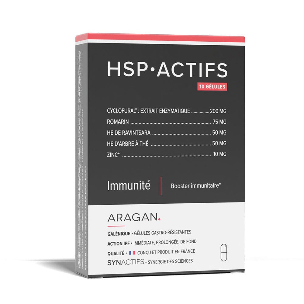 Aragan Synactifs Attivi HSP immunità Boost immunitario 10 capsule