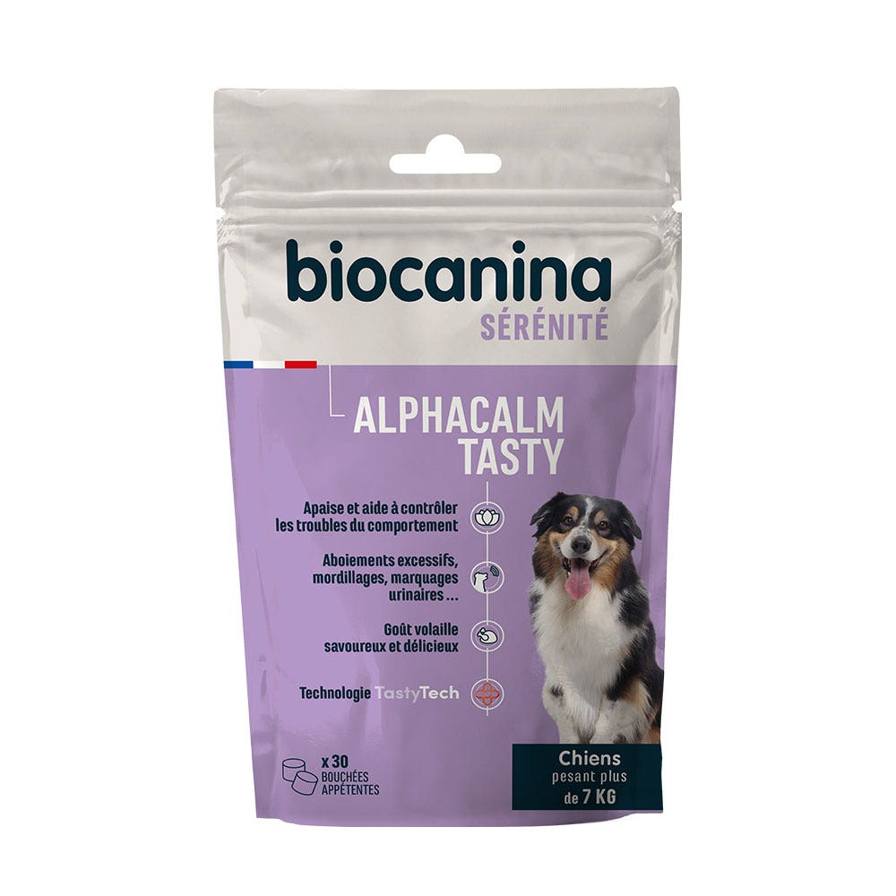 Biocanina Serenità Alphacalm Tasty per cani x30 bocconi