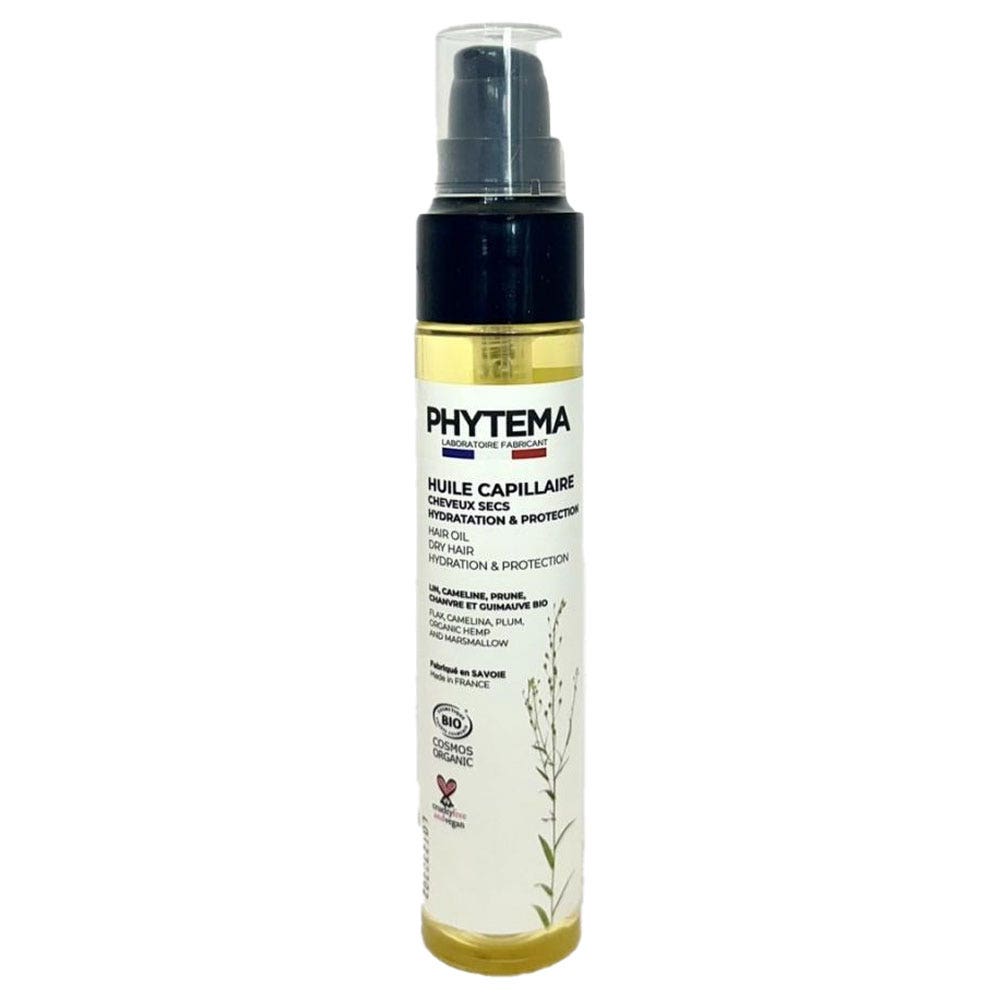Phytema Olio bio idratante e protettivo per capelli secchi 50ml