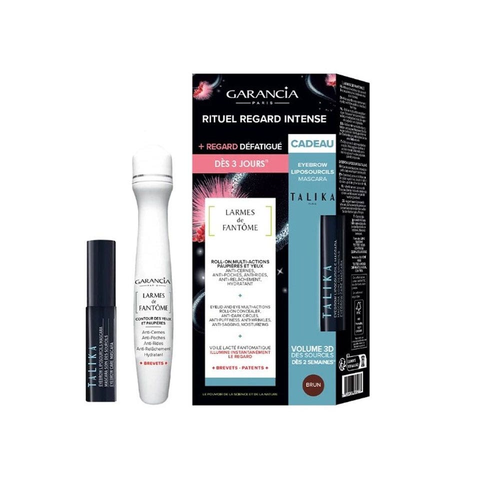 Garancia Cofanetto Larmes de Fantôme e mascara Liposourcils Talika marrone 15 ml
