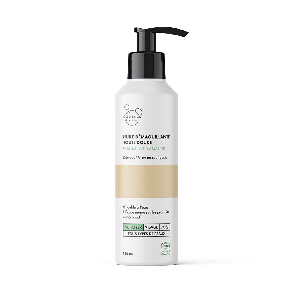 Clemence&Vivien Olio struccante delicato al latte di mandorla 150 ml