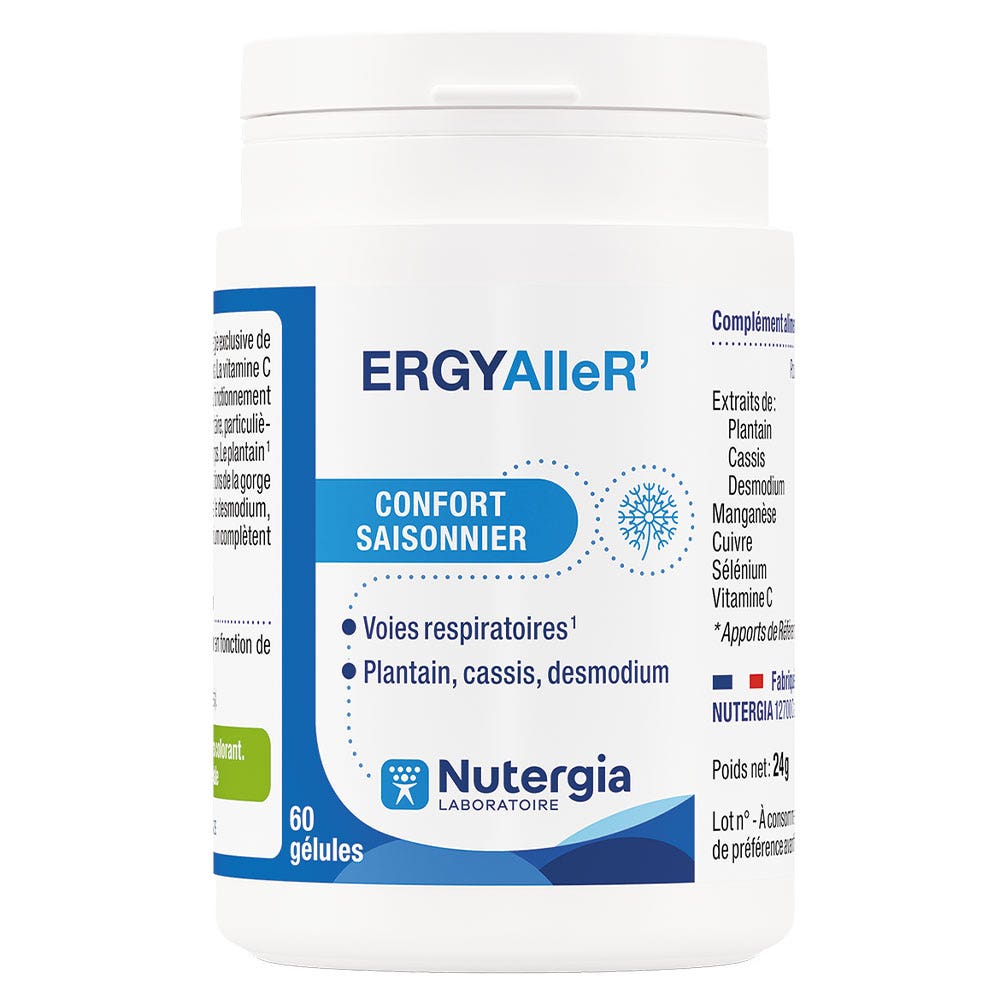 Nutergia Il comfort stagionale di ErgyAllerR 60 capsule